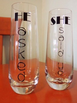 He asked, She said yes